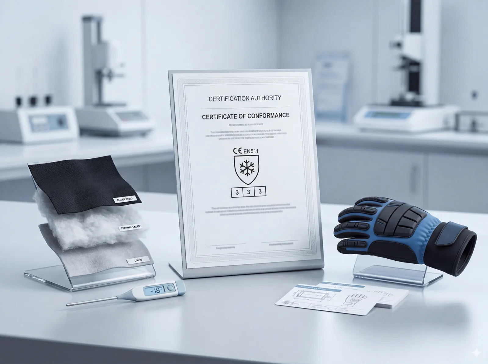 CE EN511 certification illustration