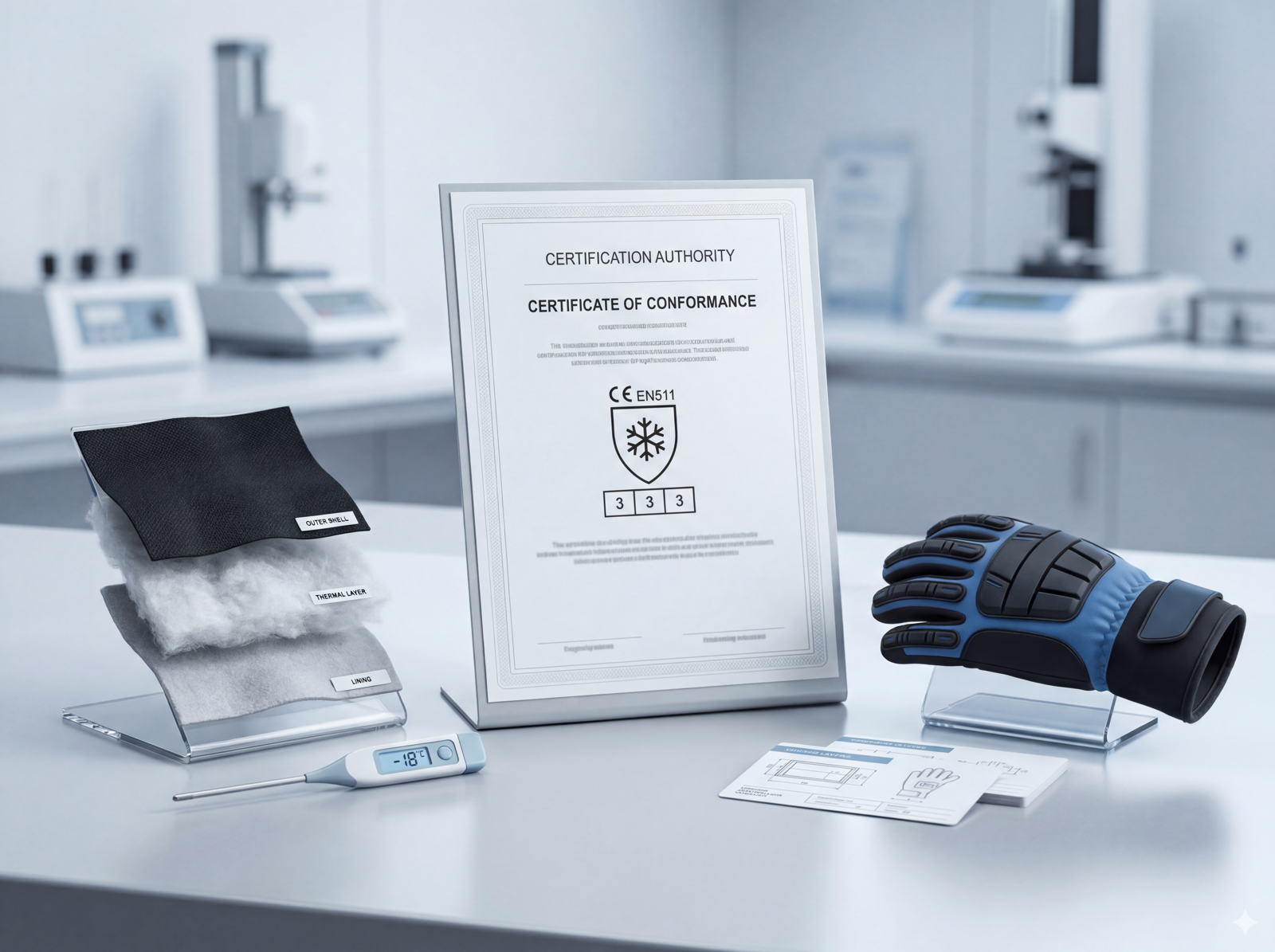 CE EN511 certification illustration