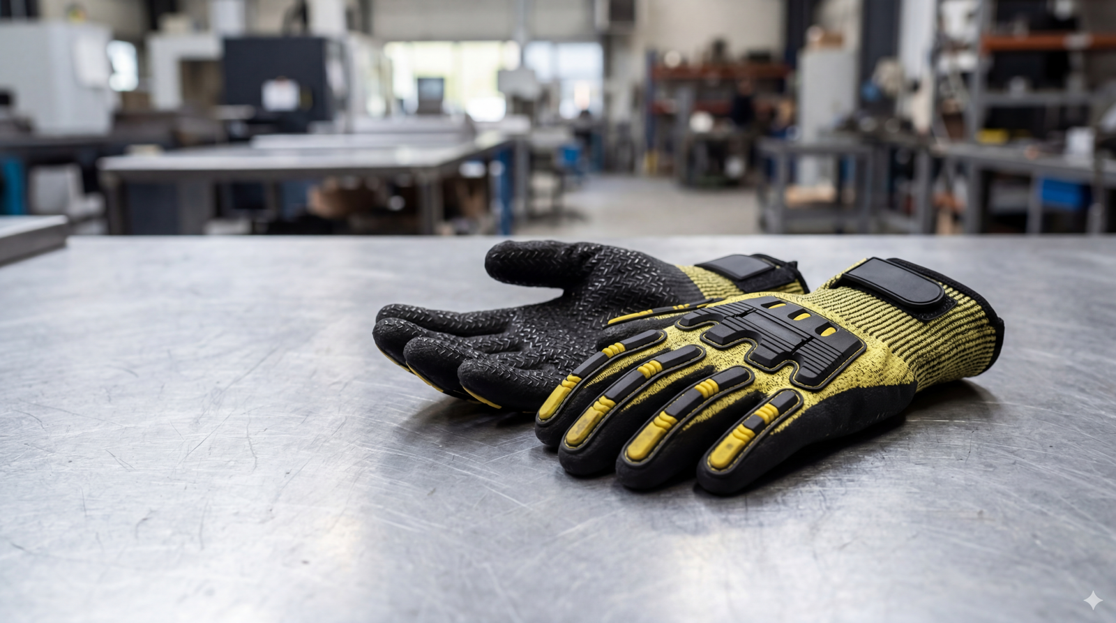 Safety work gloves visual