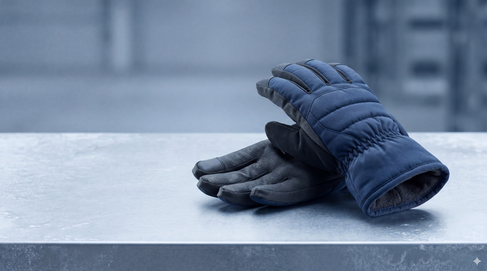 Winter thermal gloves visual